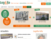 Tablet Screenshot of logelia.fr